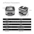 Skymen 1.2L Digital Portable Detachable Ultrasonic Cleaning Machine for Jewelry Cleaning Small Component Cleaning